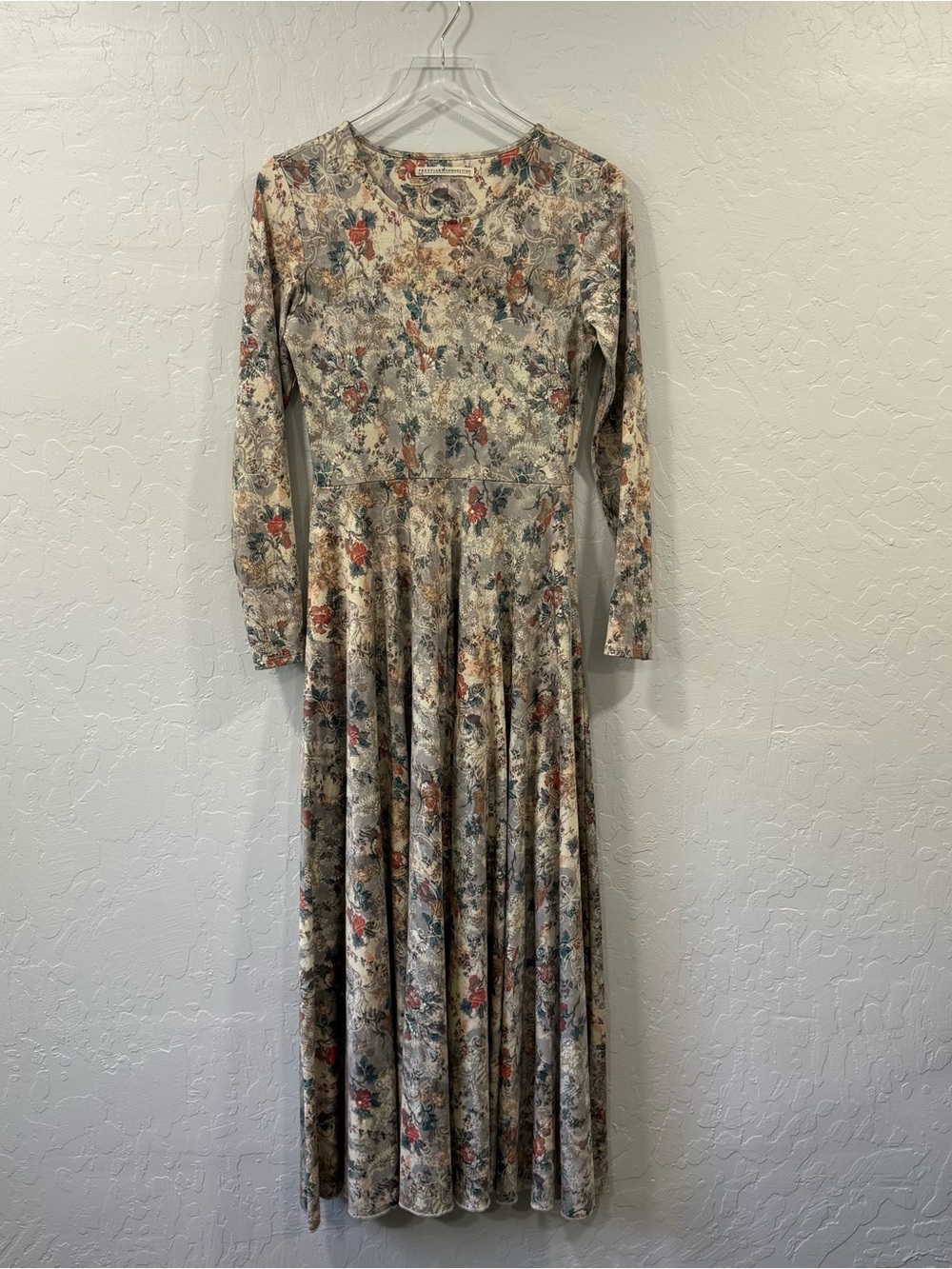 Peruvian Connection Antique Pima Cotton Floral Maxi Size S - Picture 2 of 7
